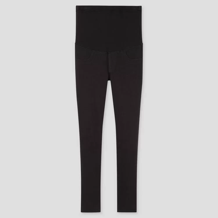 Uniqlo Maternity Long Leggings (2020 Season) Women Black Uniqlo Maternity Long Leggings (2020 Season) Women Black