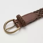 Uniqlo Mesh Leather Belts for Women White