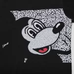 Uniqlo Mickey X Keith Haring Ut Printed Men’s T-Shirt Black