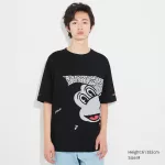 Uniqlo Mickey X Keith Haring Ut Printed Men’s T-Shirt Black