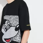 Uniqlo Mickey X Keith Haring Ut Printed Men’s T-Shirt Black