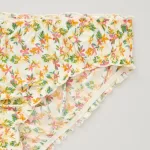Uniqlo Mid Rise Flower Print Frill Women’s Underwear Creme