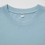 Uniqlo Oversized Pocket Crew Neck Half Sleeved T-shirt Men Blue