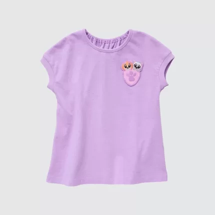 Uniqlo Paw Patrol Ut Printed Baby Purple T-shirt
