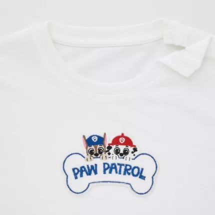 Uniqlo Paw Patrol Ut Printed Baby White T-shirt