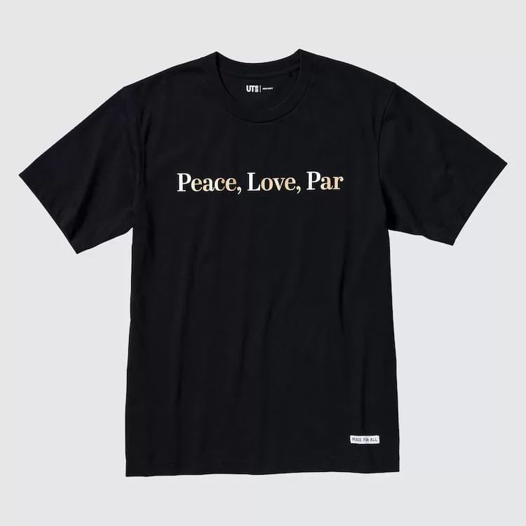 Uniqlo Peace For All Ut Printed T-Shirt (Adam Scott) Men’s Black Uniqlo Peace For All Ut Printed T-Shirt (Adam Scott) Men’s Black