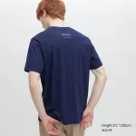 Uniqlo Peace For All Ut Printed T-Shirt (Lisa Larson) Men’s Navy Blue