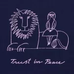 Uniqlo Peace For All Ut Printed T-Shirt (Lisa Larson) Men’s Navy Blue