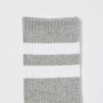 Uniqlo Regular Socks (Three Pairs) Kids White Black Grey