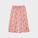 Uniqlo Relaco Surf Floral Print 3/4 Women’s Loungewear Pink
