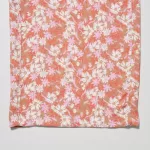Uniqlo Relaco Surf Floral Print 3/4 Women’s Loungewear Pink