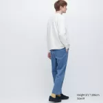 Uniqlo Relaxed Fit Ankle Length Men’s Pants Blue