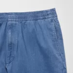 Uniqlo Relaxed Fit Ankle Length Men’s Pants Blue