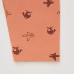 Uniqlo Relaxed Plane Print Baby Leggings Orange