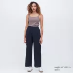 Uniqlo Seersucker Easy Women’s Loungewear Dark Grey