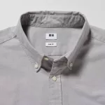 Uniqlo Slim Fit Oxford Men’s Shirts Grey