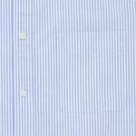 Uniqlo Slim Fit Striped Oxford Shirt (Button-down Collar) Men Blue