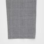 Uniqlo Smart Comfort Glen Checked Ankle Length (Long) Pants Men Grey