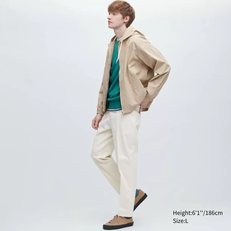 Uniqlo Smart Cotton Ankle Length (Long) Men’s Pants White Uniqlo Smart Cotton Ankle Length (Long) Men’s Pants White