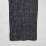 Uniqlo Smart Glen Checked Ankle Length (Long) Men’s Gray Pants