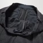 Uniqlo Smart Glen Checked Ankle Length (Long) Men’s Gray Pants