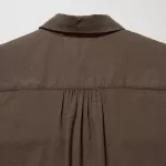 Uniqlo Soft Brushed Long Sleeved Women’s Shirts Grey