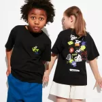 Uniqlo Splatoon 3 Ut Printed T-Shirt Kids Black