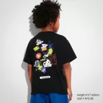 Uniqlo Splatoon 3 Ut Printed T-Shirt Kids Black