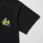 Uniqlo Splatoon 3 Ut Printed T-Shirt Kids Black