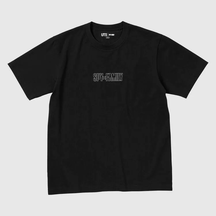 Uniqlo Spy X Family Ut Printed Men’s Black T-Shirt Uniqlo Spy X Family Ut Printed Men’s Black T-Shirt