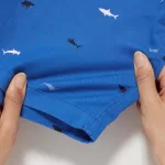 Uniqlo Stretch Printed Easy Shorts Boys Blue