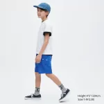 Uniqlo Stretch Printed Easy Shorts Boys Blue