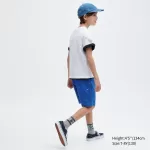Uniqlo Stretch Printed Easy Shorts Boys Blue
