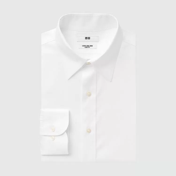 Uniqlo Super Non-iron Slim Fit (Regular Collar) Men’s White Shirts Uniqlo Super Non-iron Slim Fit (Regular Collar) Men’s White Shirts