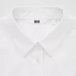 Uniqlo Supima Cotton Stretch Broadcloth Long Sleeved Women’s White Shirts