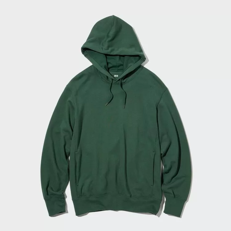 Uniqlo Sweat Pullover Men’s Hoodie Dark Green Uniqlo Sweat Pullover Men’s Hoodie Dark Green