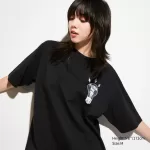 Uniqlo The Message Ut Printed Sweatshirts (Cali Dewitt) Men Black