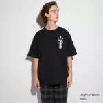 Uniqlo The Message Ut Printed Sweatshirts (Cali Dewitt) Men Black