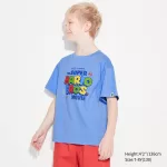 Uniqlo The Super Mario Bros Movie Ut Printed T-Shirt Kids Blue