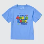 Uniqlo The Super Mario Bros Movie Ut Printed T-Shirt Kids Blue