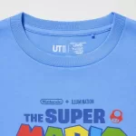 Uniqlo The Super Mario Bros Movie Ut Printed T-Shirt Kids Blue