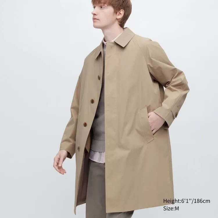 Uniqlo Three-way Single Breasted Men’s Coats Beige Uniqlo Three-way Single Breasted Men’s Coats Beige
