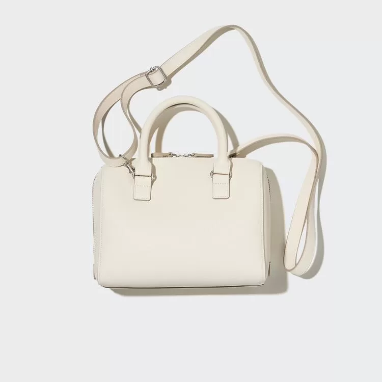 Uniqlo Two-way Boston Women’s Bags White Uniqlo Two-way Boston Women’s Bags White