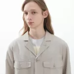 Uniqlo U Short Jackets Men Beige