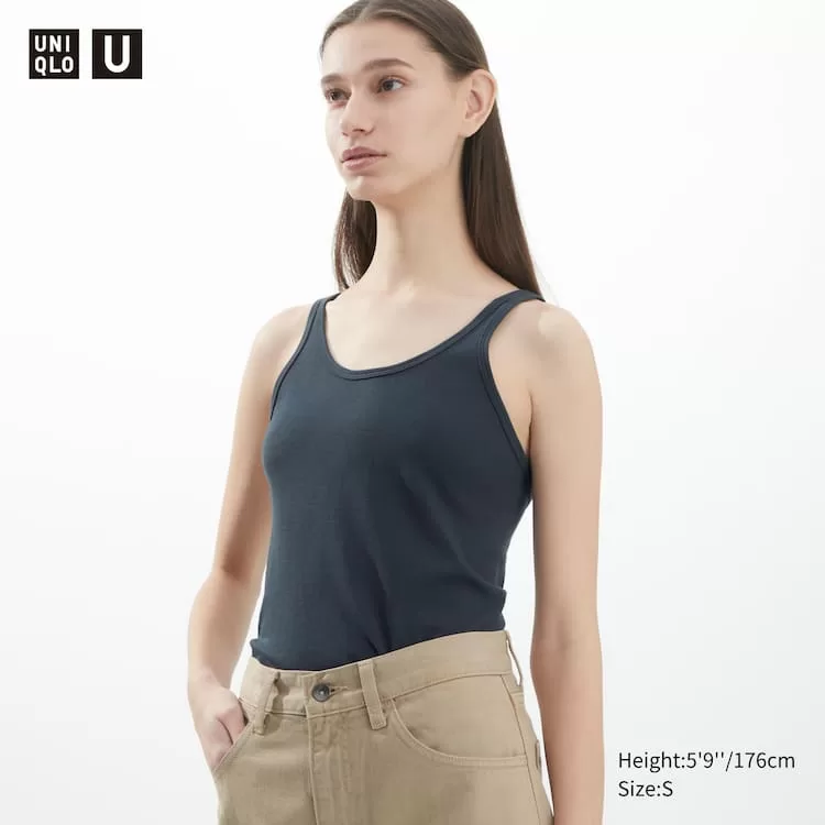 Uniqlo U Women’s Vest Dark Grey Uniqlo U Women’s Vest Dark Grey