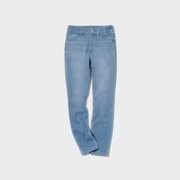 Uniqlo Ultra Stretch Denim Jeans (With Back Pockets) Boys Blue Uniqlo Ultra Stretch Denim Jeans (With Back Pockets) Boys Blue