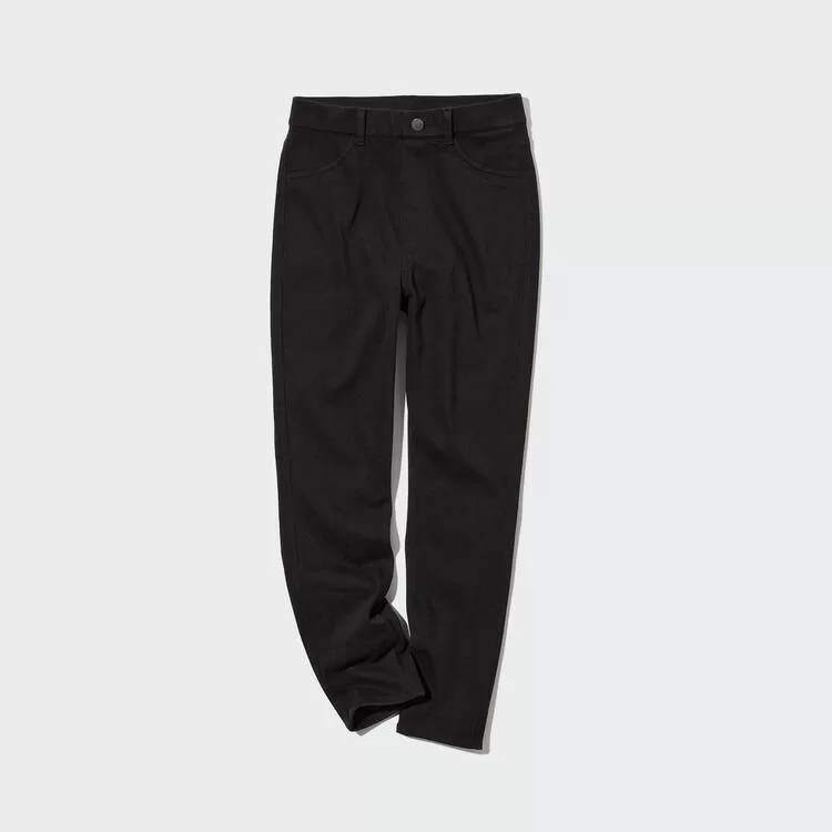 Uniqlo Ultra Stretch High Rise Cropped Fit Women’s Pants Black Uniqlo Ultra Stretch High Rise Cropped Fit Women’s Pants Black