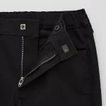Uniqlo Ultra Stretch Slim Fit Zip Fly Pants Boys Black
