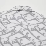 Uniqlo Unsodo Printed Short Sleeved (Open Collar) Men’s White Shirts