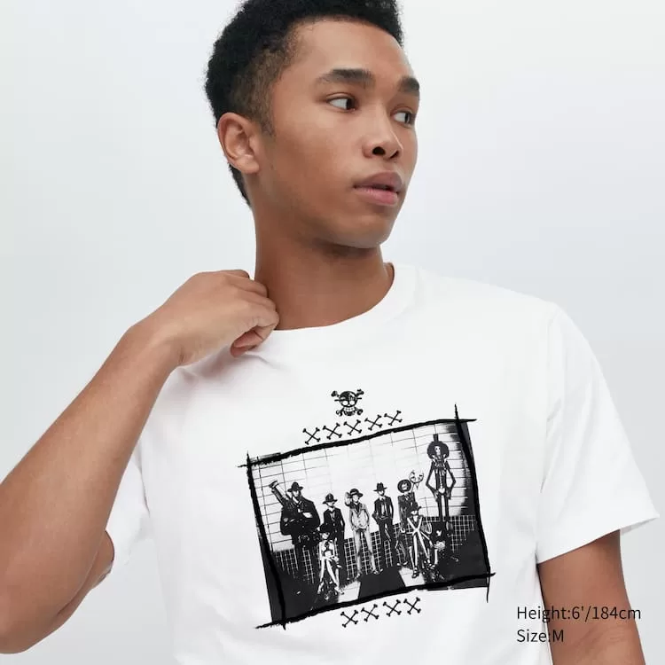 Uniqlo Ut Archive One Piece Printed Men’s White T-Shirt Uniqlo Ut Archive One Piece Printed Men’s White T-Shirt